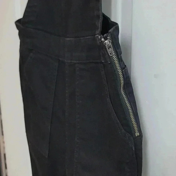 Madewell Cali Demi-Boot Overalls in Black Forest F6394 - Picture 5 of 12